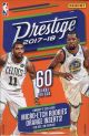 2017/18 Panini Prestige Basketball Hanger Pack 36 Box Case 