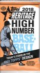 2018 Topps Heritage High Number Baseball Hobby Pack
