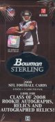 2008 Bowman Sterling Football Hobby 4 Box Case