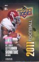 2011 Upper Deck Football Hobby 12 Box Case