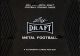 2014 Leaf Metal Draft Football Hobby Box