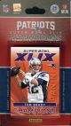 2015 Panini Patriots Super Bowl XLIX Champions 20 Set Box