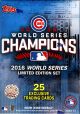 2016 Topps World Series Chicago Cubs Champ Box Set - Box