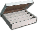Super Monster Cardboard Storage Box (5000ct) - 25ct Bundle