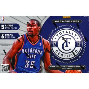 2012/13 Panini Totally Certified Basketball Hobby 12 Box Case