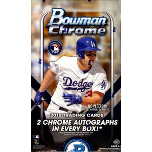 2015 Bowman Chrome Baseball Hobby 12 Box Case