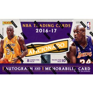2016/17 Panini Aficionado Basketball Hobby 12 Box Case