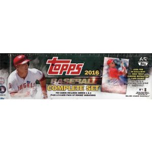 2016 Topps Complete Baseball Retail Factory Set - Mike Trout Chrome Refractor