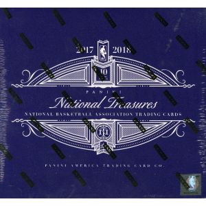2017/18 Panini National Treasures Basketball Hobby 4 Box Case 