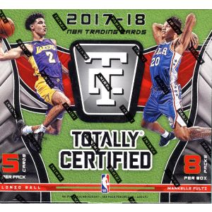 2017/18 Panini Totally Certified Basketball Hobby 16 Box Case