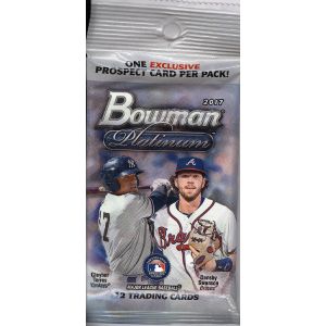 2017 Bowman Platinum Baseball Fat Pack - 12 Pack Lot 