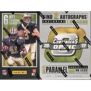 2017 Panini Contenders Optic Football Hobby 10 Box Case 