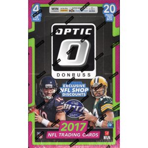 2017 Panini Donruss Optic Football Hobby 12 Box Case