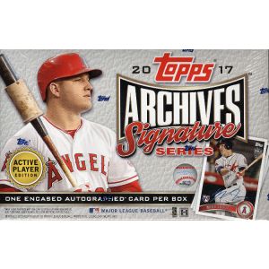 2017 Topps Archives Signature Series Baseball 20 Box Case