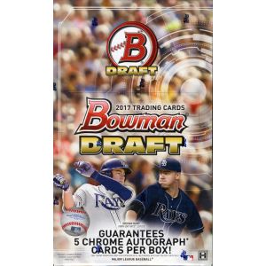 2017 Bowman Draft Baseball Super Jumbo 6 Box Case
