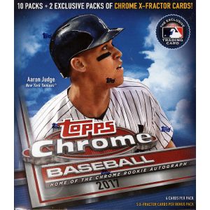 2017 Topps Chrome Baseball Mega Box