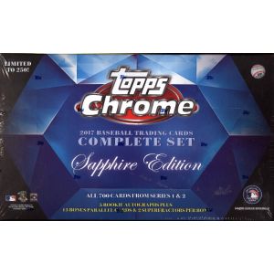 2017 Topps Chrome Baseball Sapphire Edition Complete Set