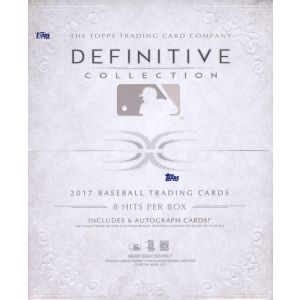 2017 Topps Definitive Baseball Hobby Box