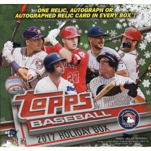 2017 Topps Holiday Box Baseball - 20 Box Lot