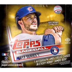 2017 Topps Series 1 Baseball Jumbo 6 Box Case