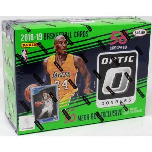 2018/19 Panini Donruss Optic Basketball 58 Card Mega Box
