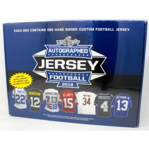 2018 Leaf Autographed Football Jersey Edition Box