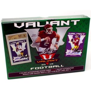 2018 Leaf Valiant Football Hobby 12 Box Case