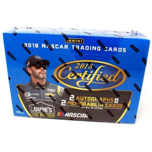 2018 Panini Certified Racing Hobby 12 Box Case