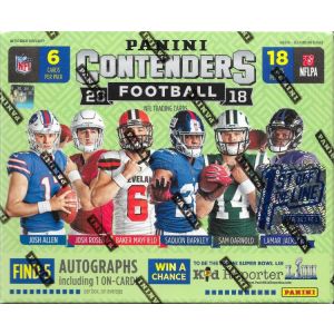 2018 Panini Contenders Football 1st Off The Line