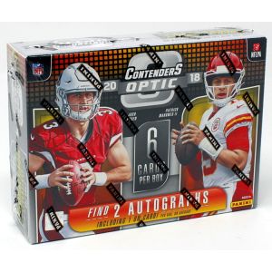 2018 Panini Contenders Optic Football Hobby 10 Box Case
