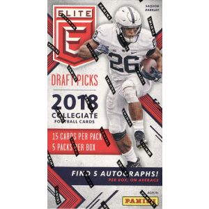 2018 Panini Elite Draft Football Hobby Box