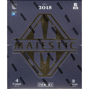 2018 Panini Majestic Football Hobby 6 Box Case