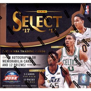 2017/18 Panini Select Basketball Hobby 12 Box Case 