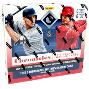 2018 Panini Chronicles Baseball Hobby 16 Box Case