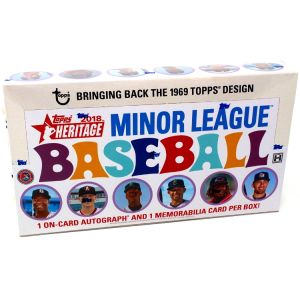 2018 Topps Heritage Minor League Baseball Hobby Box