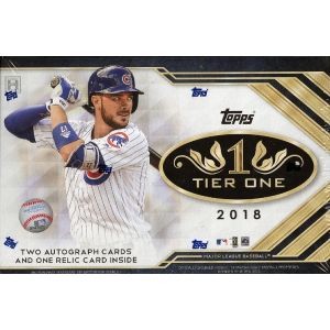 2018 Topps Tier One Baseball Hobby Box 