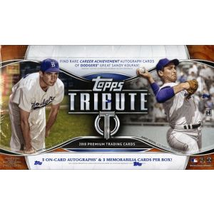 2018 Topps Tribute Baseball Hobby