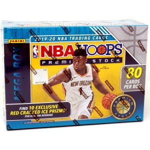 2019/20 Panini NBA Hoops Premium Stock Basketball 80 Card Mega Box (Target) 