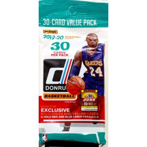 2019/20 Panini Donruss Basketball Fat Pack - 12 Pack Lot