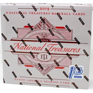 2019 Panini National Treasures Baseball 1st Off The Line Hobby Box 