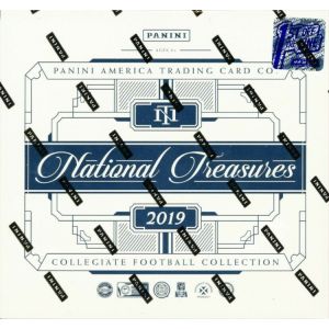 2019 Panini National Treasures College Football 1st Off The Line Hobby Box