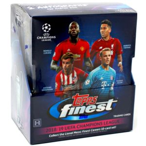 2018/19 Topps Finest UEFA Champions League Soccer Hobby Box