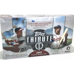 2019 Topps Tribute Baseball Hobby Box