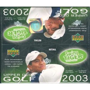2003 Upper Deck Golf Retail 20 Box Case