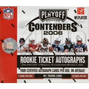 2006 Playoff Contenders Football Hobby 12 Box Case