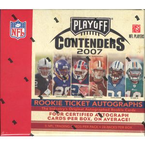 2007 Playoff Contenders Football Hobby 12 Box Case