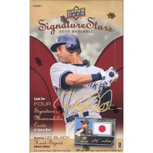 2009 Upper Deck Signature Stars Baseball Hobby 20 Box Case