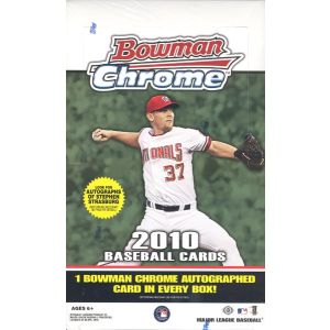 2010 Bowman Chrome Baseball Hobby Box