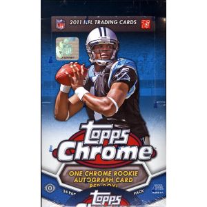2011 Topps Chrome Football Hobby 12 Box Case