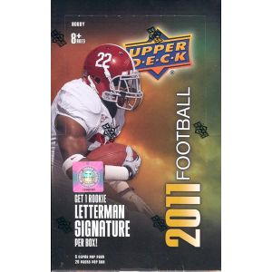 2011 Upper Deck Football Hobby 12 Box Case